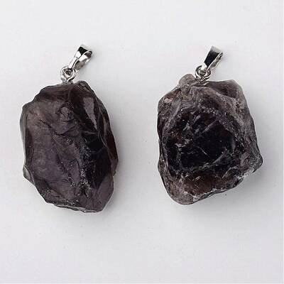 Natural Smoky Quartz Pendants