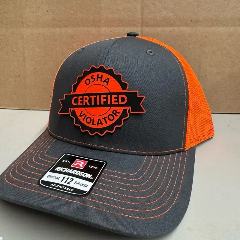 OSHA violation hat funny hat for any blue collar occasion