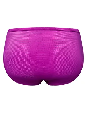 Men's Sexy Striped Print Low Waist Brief, Casual Party Breathable Comfortable Underwear for All Seasons, Men's Underwear for ...