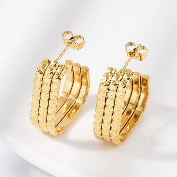 304 Stainless Steel Stud Earrings