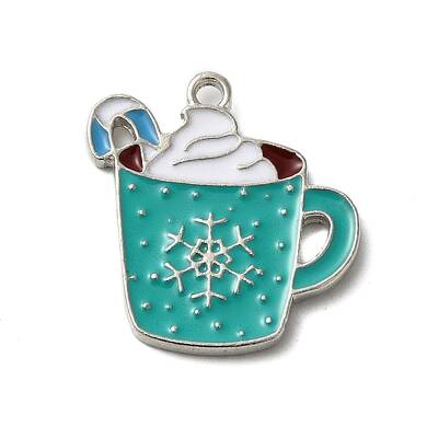 Winter Theme Alloy Enamel Pendants