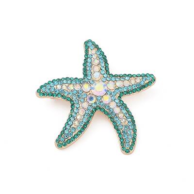 Zinc Alloy Rhinestone Brooch