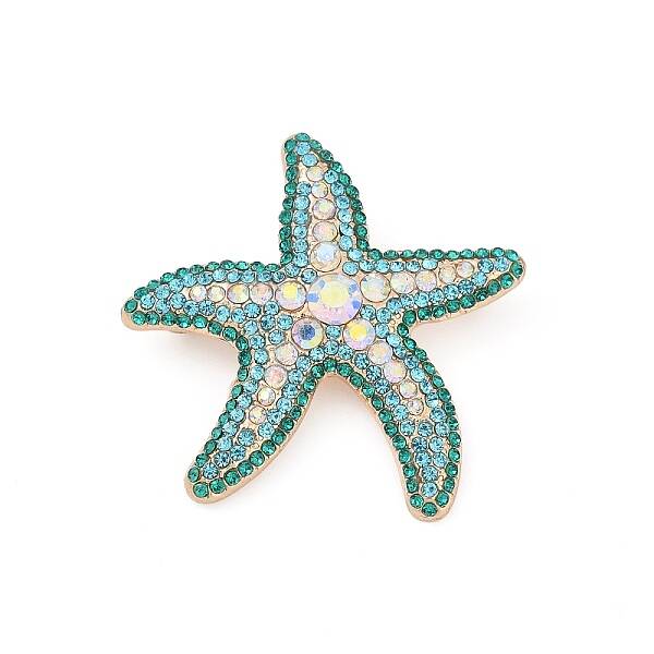 Zinc Alloy Rhinestone Brooch