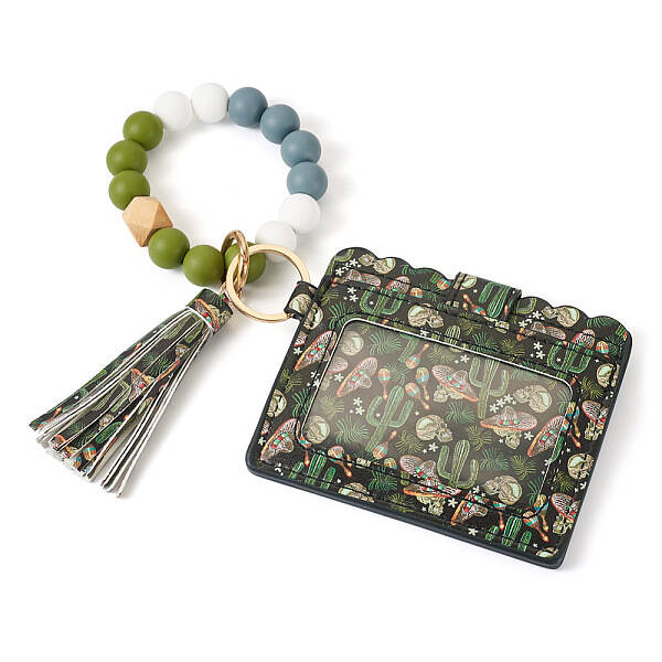 Silicone Beads Keychain