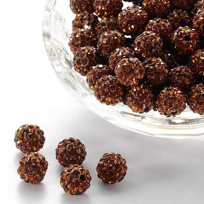 Pave Disco Ball Beads