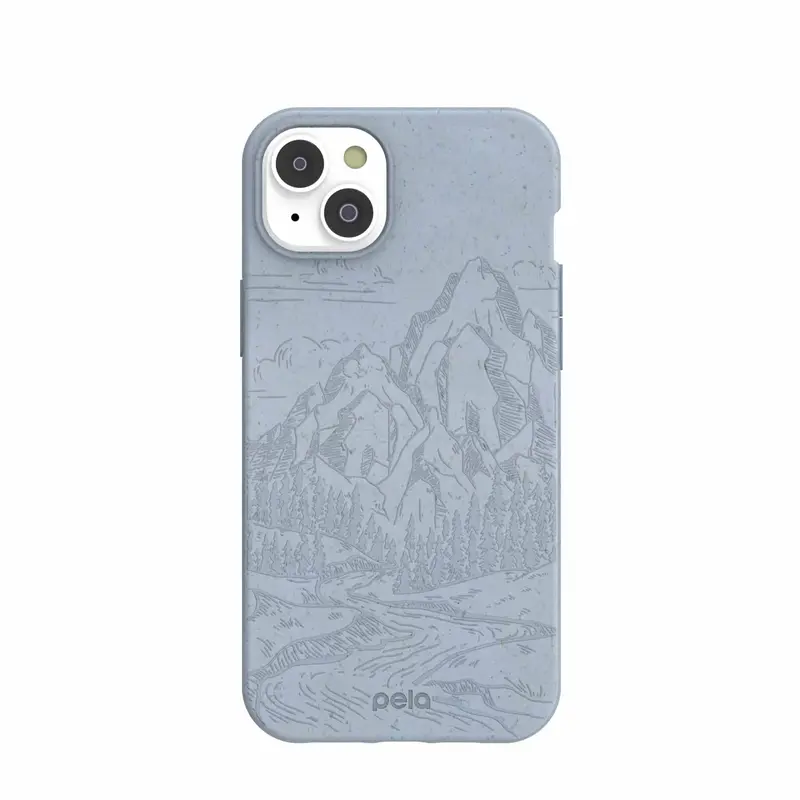 Powder Blue Rockies iPhone 14 Plus Case