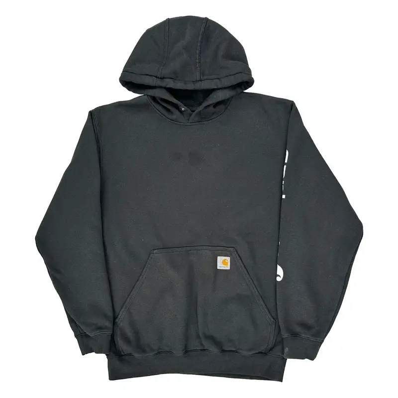Workwear Carhartt Hoodie - Medium Black Cotton