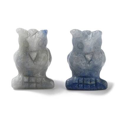 Dyed & Heated Natural Blue Aventurine Carved Figurines