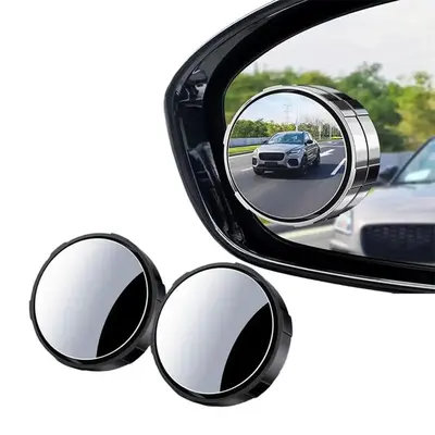 2Counts Safety driving mirror,Car Blind Spot Mirror, Wide Angle Mirror for Car Rearview Mirror,360-Degree Reversing Mirror,Va...