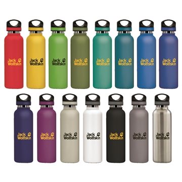 25 Customized 20 oz Basecamp Tundra Bottle with Screw Top Lid - ...