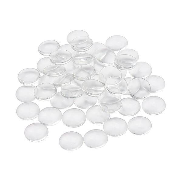 Transparent Glass Cabochons