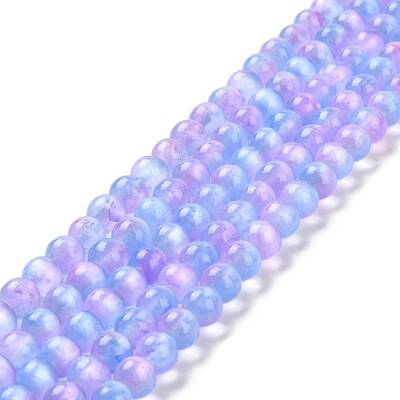 Natural Selenite Beads Strands