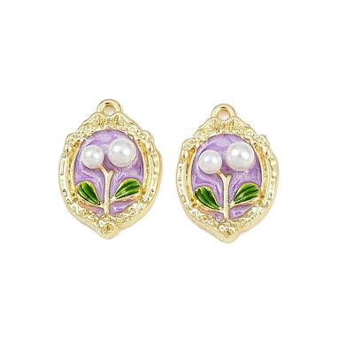 Alloy Enamel Pendants