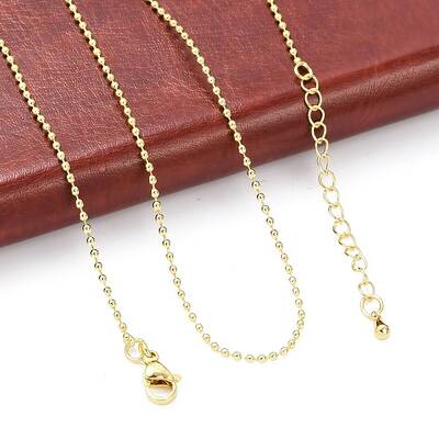 Brass Ball Chains Necklace for Women