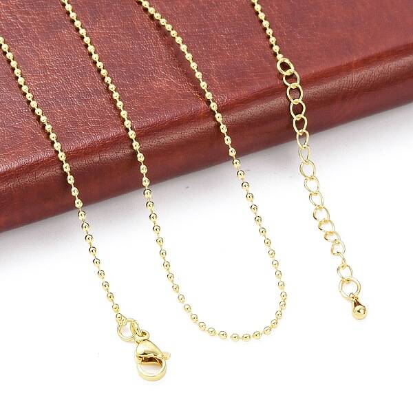 Brass Ball Chains Necklace for Women