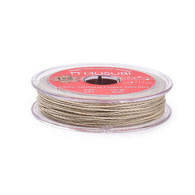 2-Ply Round Waxed Cotton Thread Cords