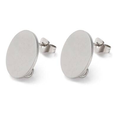 304 Stainless Steel Stud Earring Findings