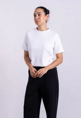 Organic Cotton Relaxed Fit T-Shirt, White | Size: XXXL