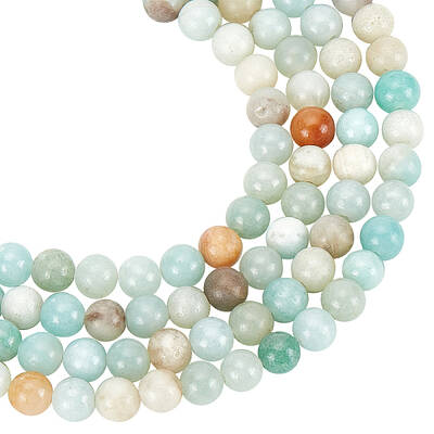 2 Strands Natural Flower Amazonite Beads Strands