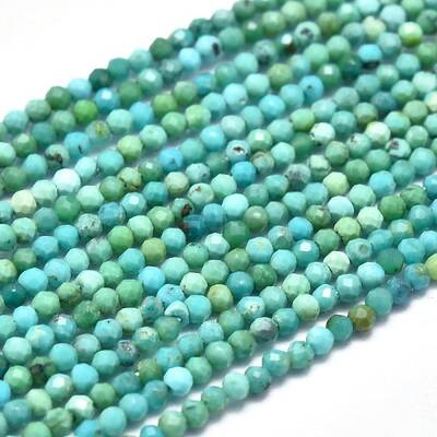 Natural HuBei Turquoise Beads Strands