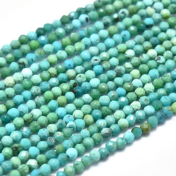 Natural HuBei Turquoise Beads Strands