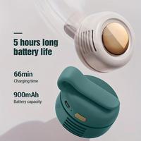 Portable Silent Mini Bladeless Electric Fan, Adjustable 3-speed Suspended Waist Fans, Small Phone Cooling Fan, Personal Fan, ...