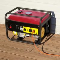 5 Gallon Red Generator Universal Fuel Tank 18.9L Equipment Tank with Chrome Cap Gauge Fits for EC2500