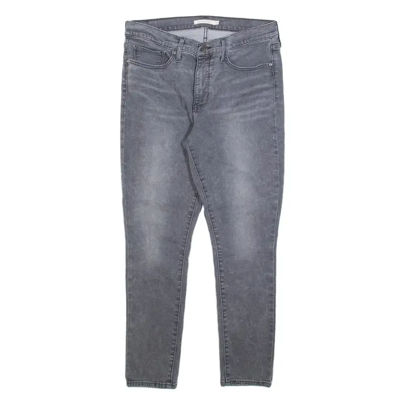 LEVI'S 311 Womens Jeans Grey Slim Skinny Stone Wash W31 L28
