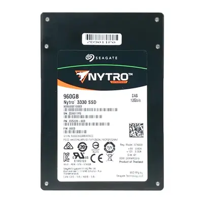 Seagate XS960SE10003 | Nytro 3330 960GB 3D eTLC Dual 12Gb/s SAS 2.5-Inch Scaled Endurance Enterprise Solid State Drive