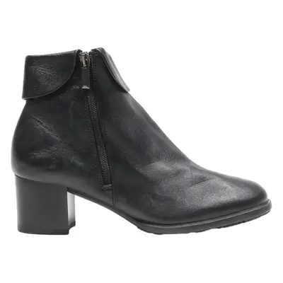 MEDICUS Ankle Boots Black Leather Womens UK 6