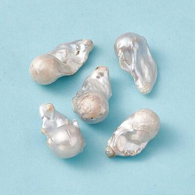 Baroque Natural Keshi Pearl Beads