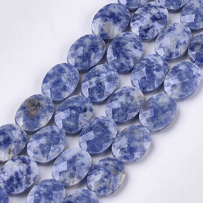 Natural Blue Spot Jasper Beads Strands