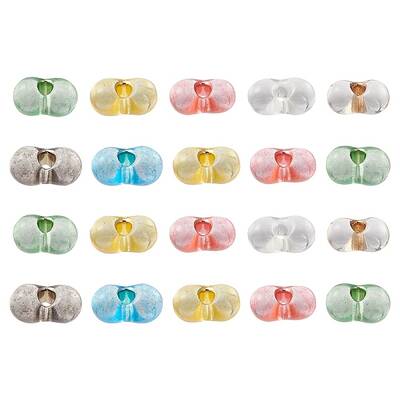 Czech Lampwork Beads/Gold Inlay Color