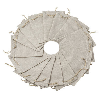 Burlap Packing Pouches