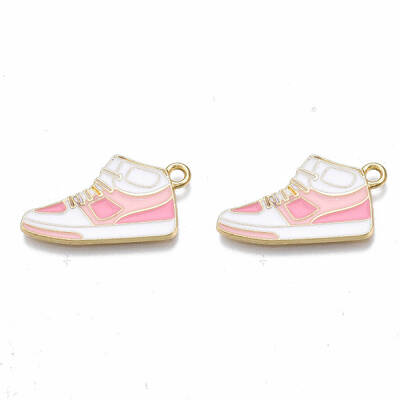 Alloy Enamel Shoes Pendants