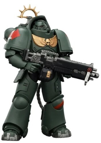 Warhammer 40K: Space Marine - Dark Angels: Heavy Intercessor with Heavy Bolt Rifle & Bolt Pistol Game Edition 1/18 Action Fig...