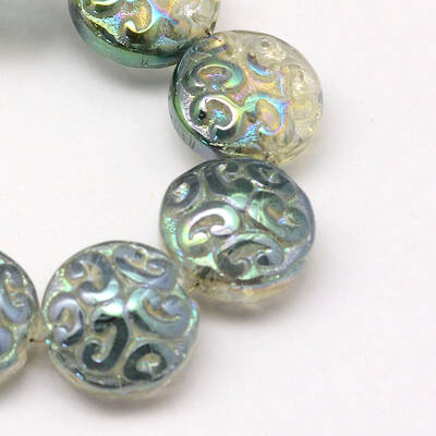 Electroplate Glass Beads Strands