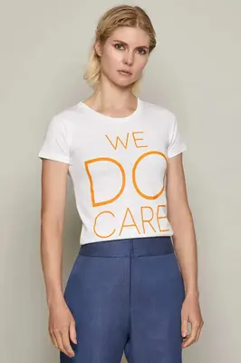 We Do Care T-Shirt (White) | size: S