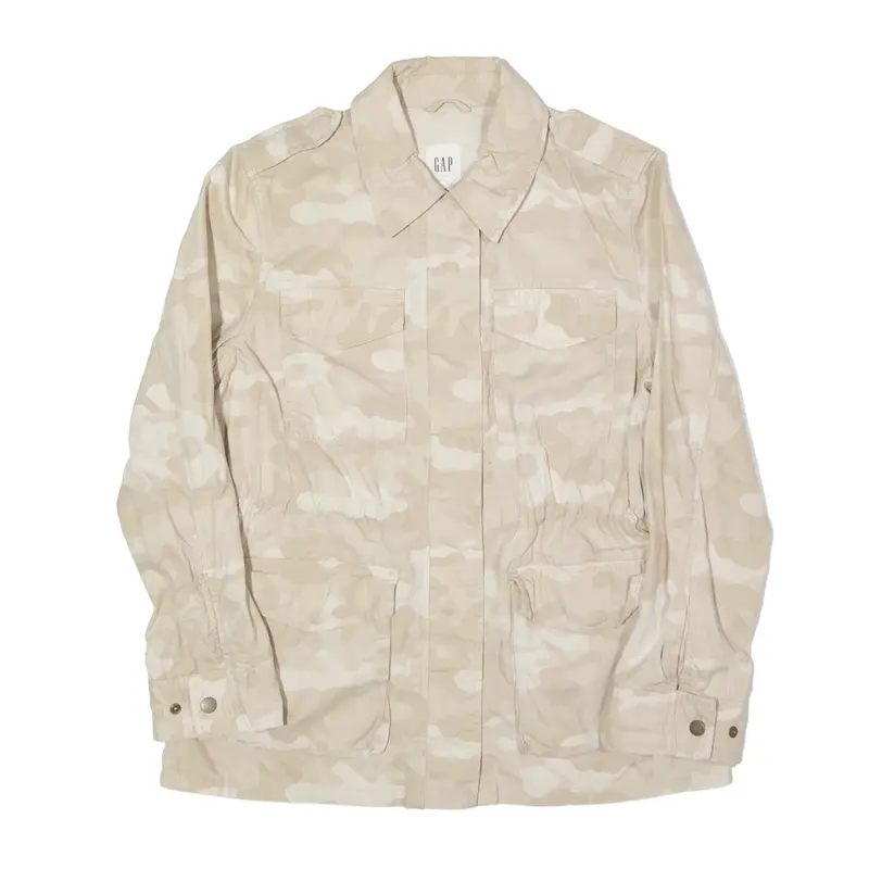 GAP Jacket Cream Camouflage Womens XS
