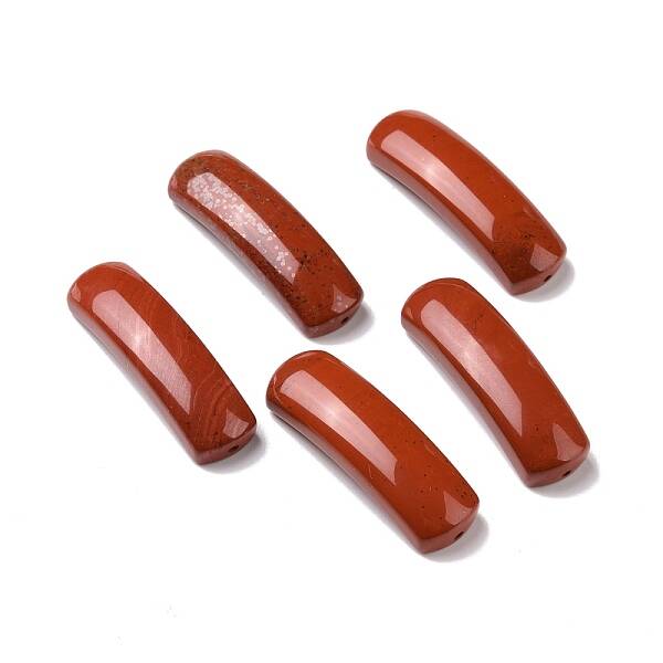 Natural Red Jasper Connector Charms