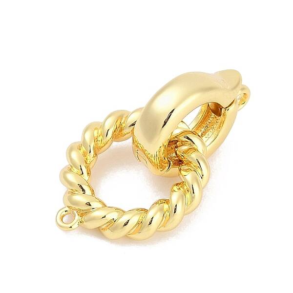 Brass Fold Over Clasps