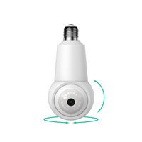 Luna Bright Eye - Light Bulb Security Camera Wireless Outdoor Indoor, 360° Pan Tilt, Color Night Vision, Intelligent AI Mot...