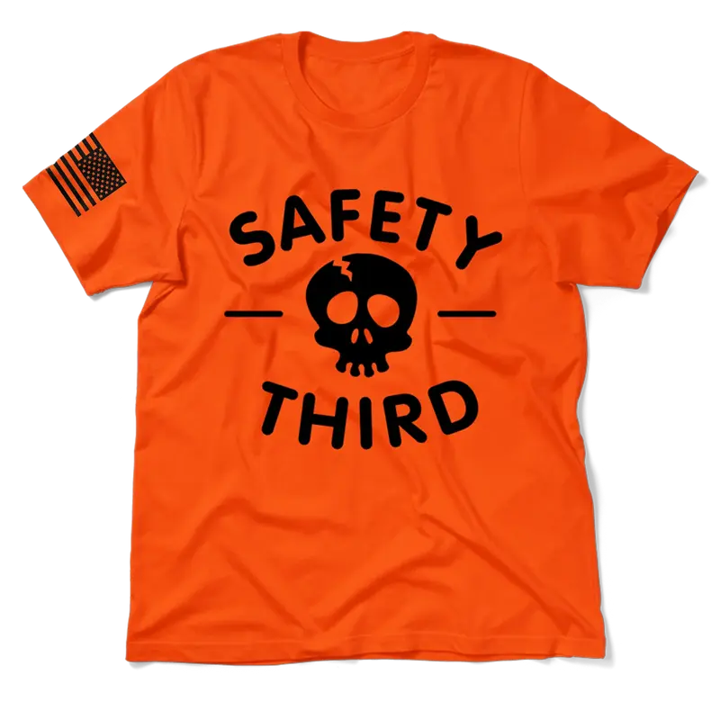 Safety Third - Safety Orange T-Shirt