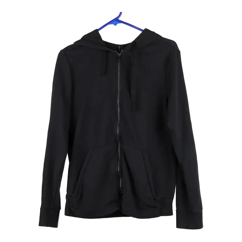 Adidas Hoodie - Large Black Cotton Blend