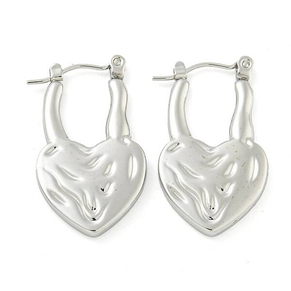 Non-Tarnish 304 Stainless Steel Hoop Earrings for Women