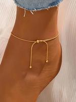 Women's Elegant Minimalist Anklet, Trendy Vintage Anklet, Chic All-match Body Jewelry As Gift for Girlfriend