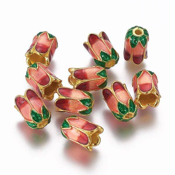 10Pcs Alloy Bead Caps