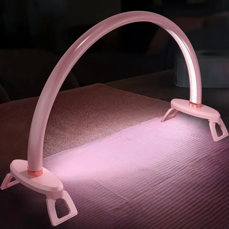 Half Moon Design Nail Lamp, USB Powered Half Moon Design Nail Light for Personal Nail Makeup Use, Adjustable Lighting, LED De...