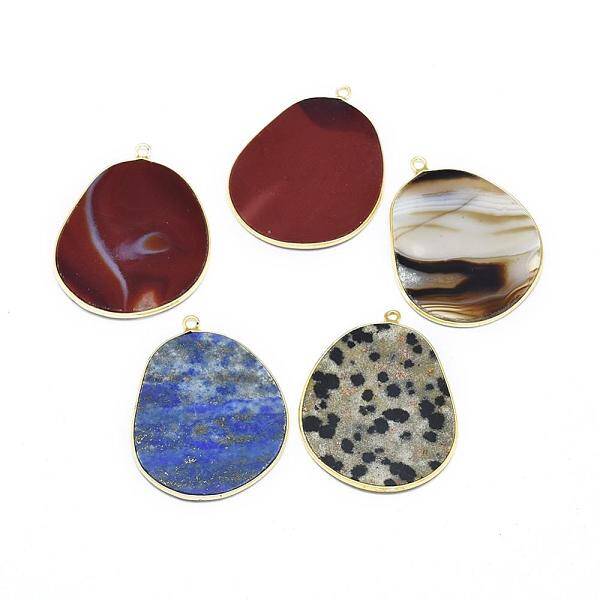 Natural Mixed Gemstone Pendants