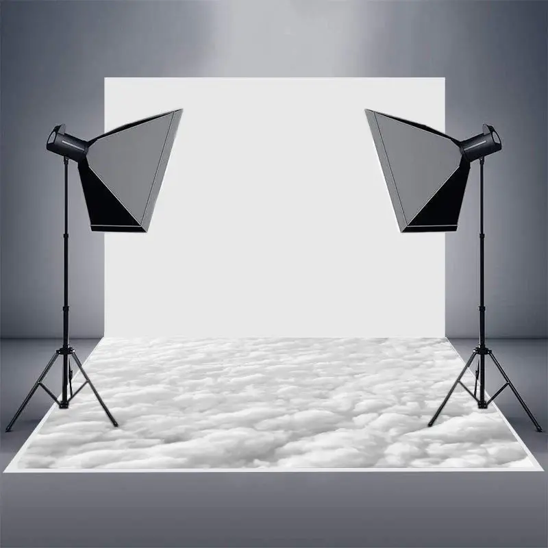 White Winter Snow Texture Scene Rubber Floor Mat - Aperturee